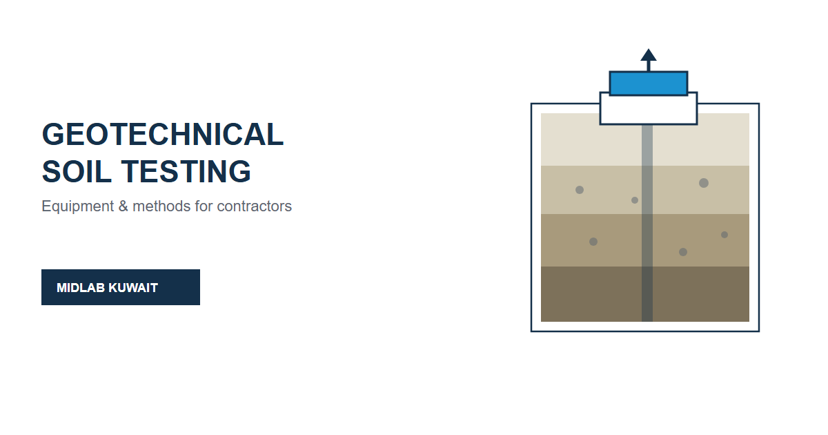 Geotechnical Soil Testing for Contractors - MIDLAB Kuwait