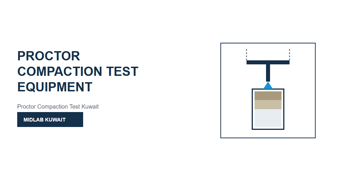Proctor Compaction Test Equipment in Kuwait - Blogs - MIDLAB Kuwait